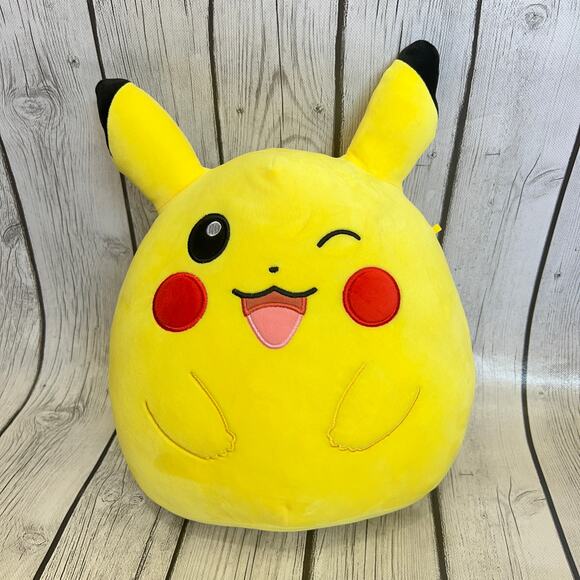 Lot/5 Squishmallow Plush.Pikachu, Mariska, Lesedi Owl, Glady Ice Cream Llamacorn - Picture 3 of 9